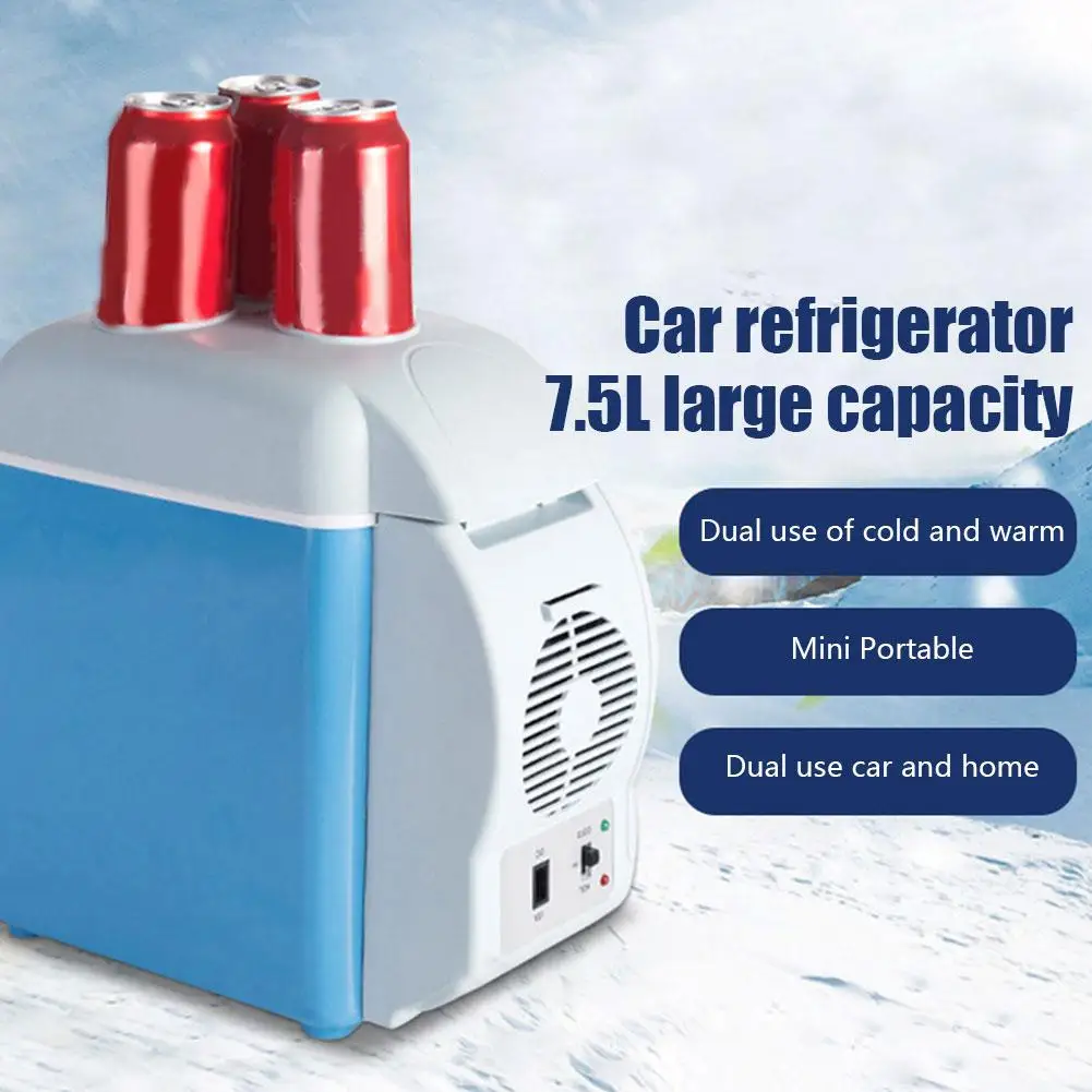 

12 В, Нагреватель холодильника с морозильной камерой, 5,5 л, холодильник с морозильником, дорожный портативный электрический нагреватель холодильника R6P6