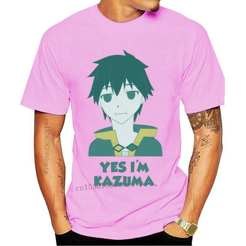 

Man Clothing New 0975E Men Tshirt Yes Kazuma Konosuba T Shirt Women T-Shirt Tees Top