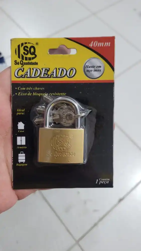 

Padlock 40mm.-4 cm. with 3 Keys SQ-4129