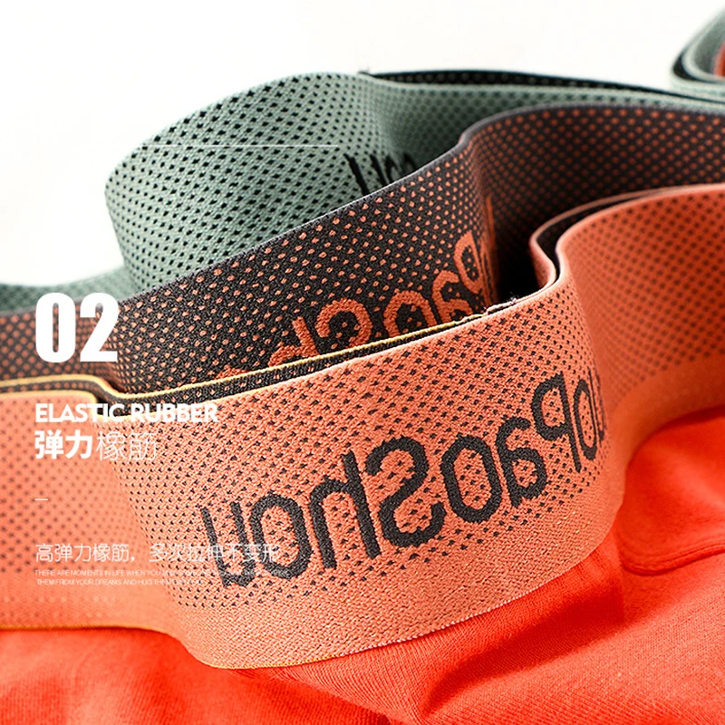 Mens Boxer Shorts Personalized Print Mens Underwear Boxers Cotton Multicolor Panties Summer Breathable Underpants 2023 New 3PCS