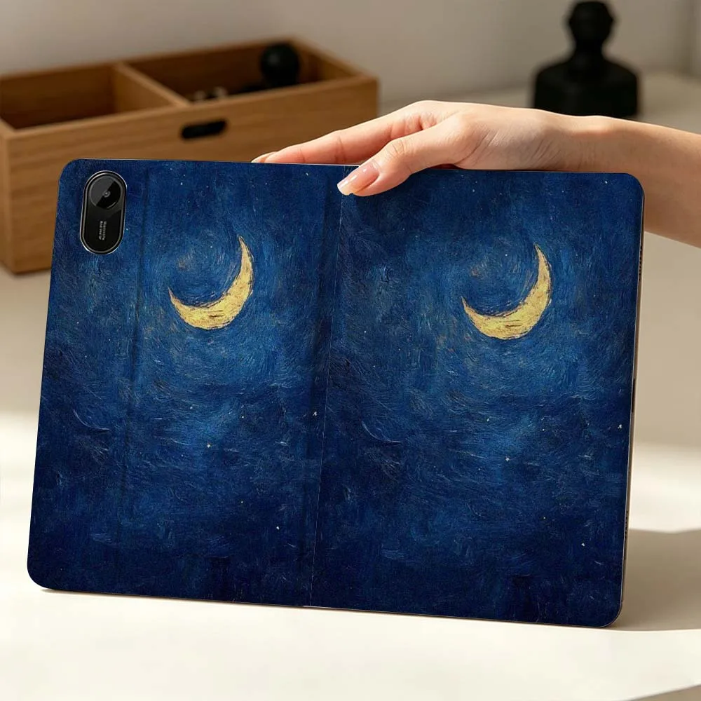 Фото Чехол для планшета с пайетками и пентаграммой для Xiaomi Mi Pad Mini 4 5 6 7 SE Pro Plus Redmi Pad 2 SE 2025 8.8 11, складной, подарок №3