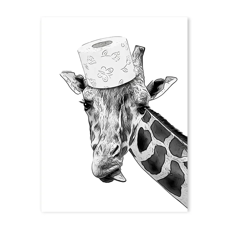 

Настенное декоративное искусство Wartlla Современный черно-белый