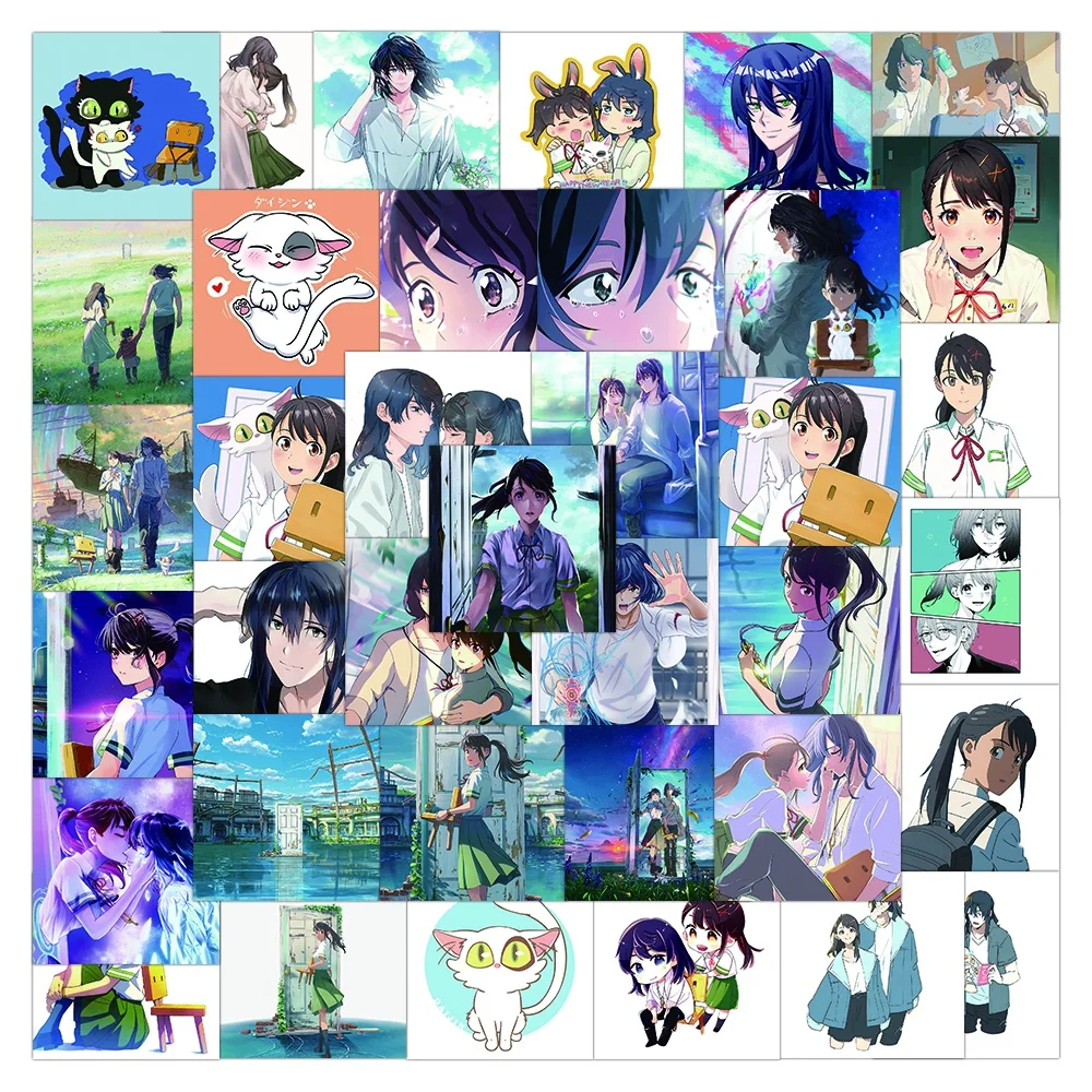 

56 шт., виниловые наклейки в стиле аниме