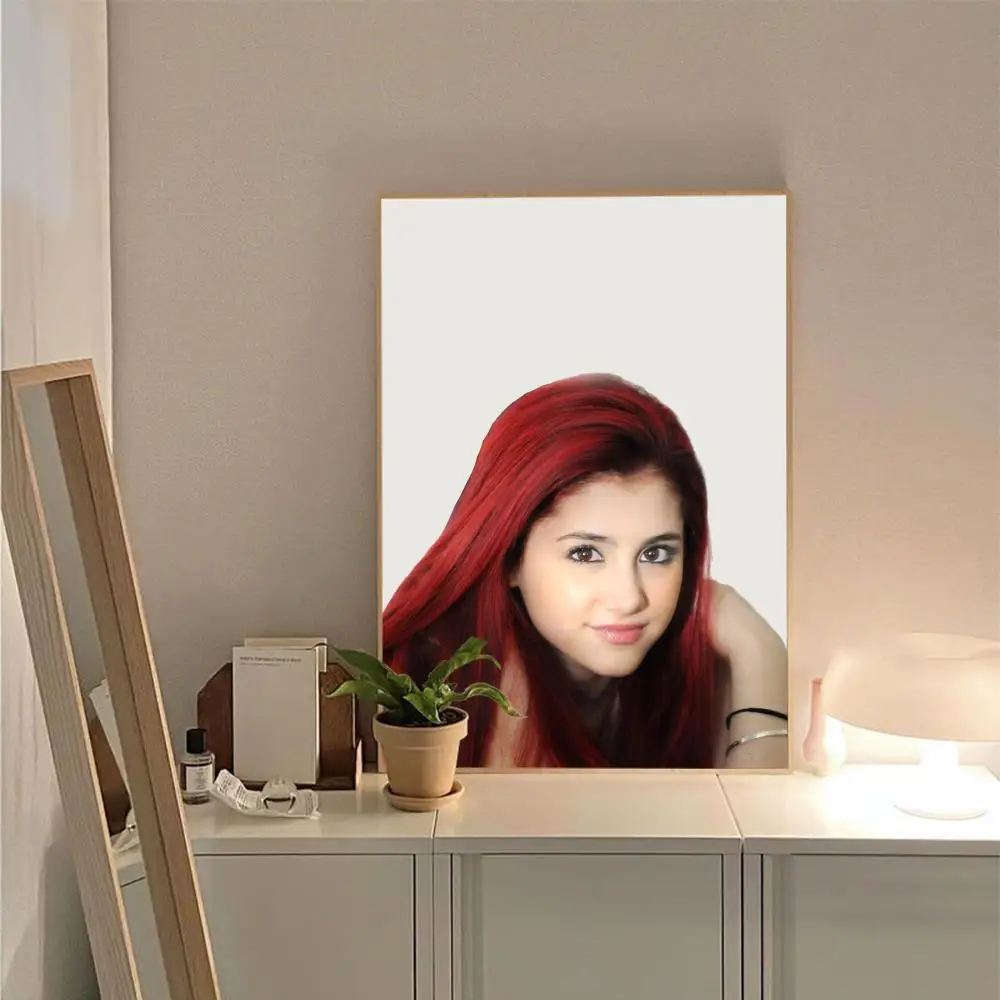 Певица A-Ariana G-Grande постер DIY липкий водостойкая бумажная наклейка кофейня бар