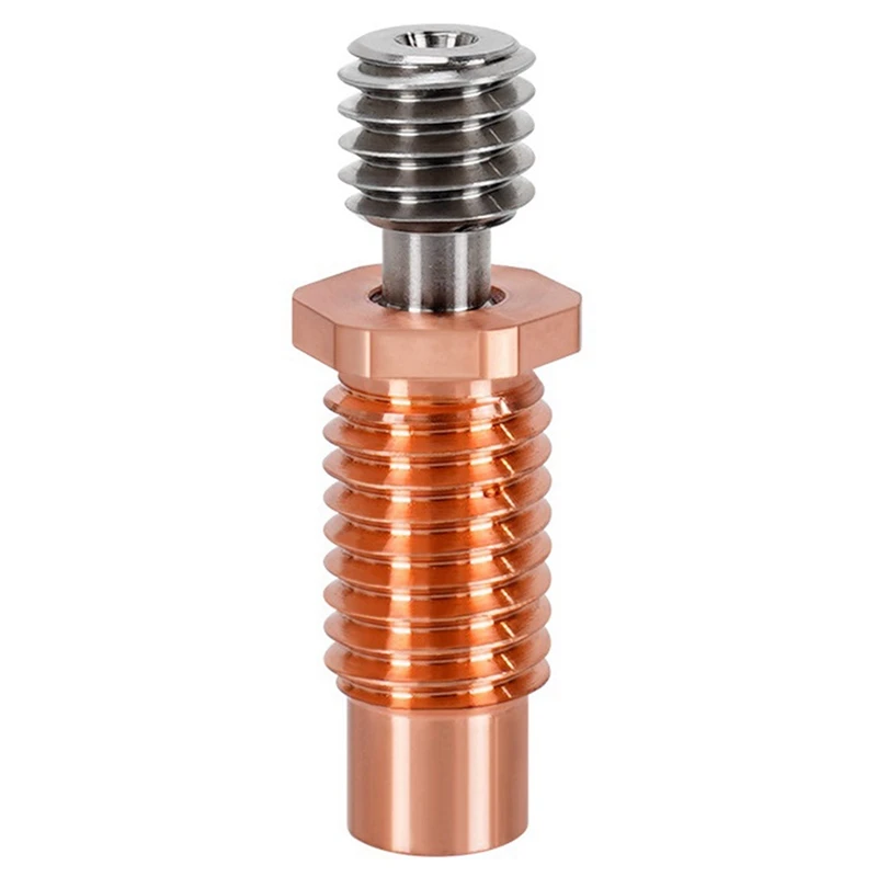 

3D Printer Accessories V6 Titanium Alloy Copper Pipe, Wear-Resistant And High-Temperature Resistant