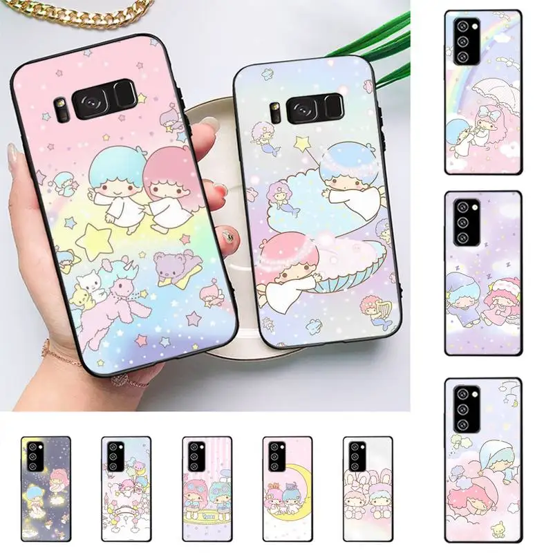 

MINISO Little Twin Stars Phone Case for Samsung J 2 3 4 5 6 7 8 prime plus 2018 2017 2016 core