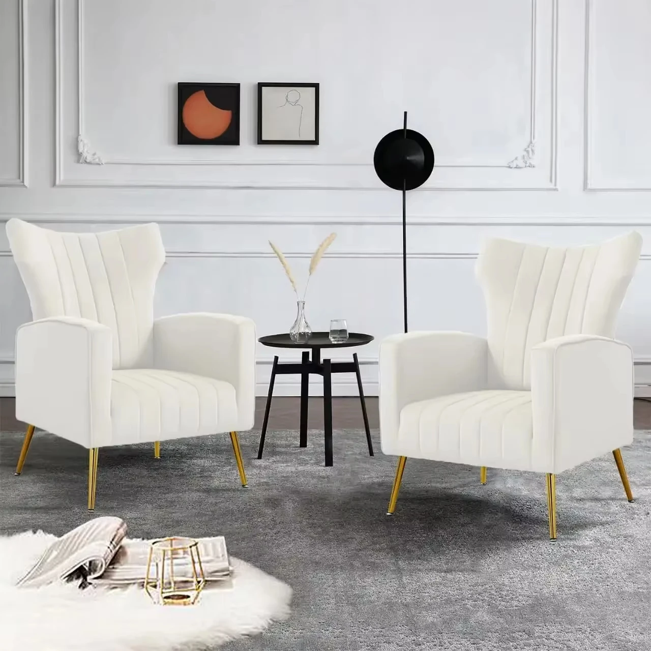 Велюровые кресло