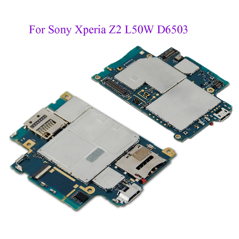 100% оригинальная материнская плата для Sony Xperia Z2 L50W D6503 D6563 разблокированная чипы