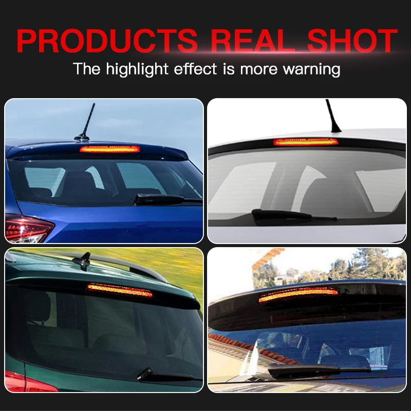 Светодиодный задний Высокий рычаг третья Тормозная лампа для Seat Ibiza IV ST SPORTCOUPE LEON