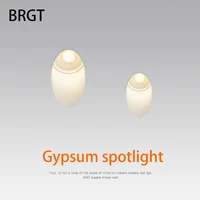 brgt gypsum led spot lights recessed downligh mr16 gu10 light source replaceable 7w 10w square focos lamp 220v for kitchen home