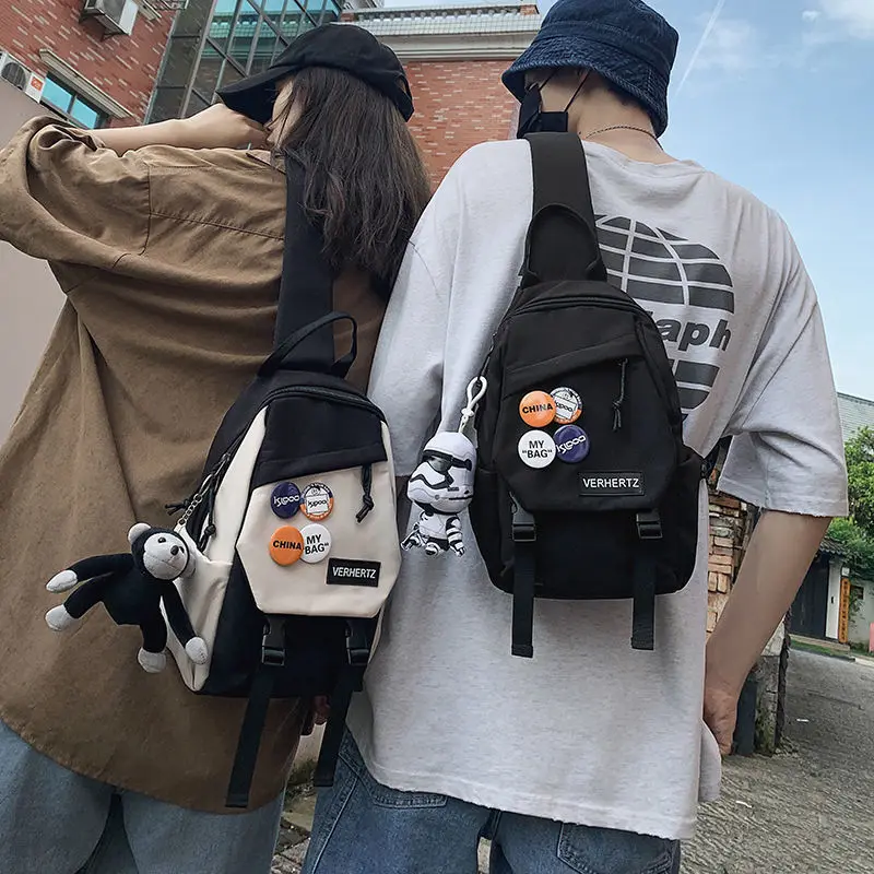 

Женская сумка через плечо qlord lybz, Мужская модная брендовая спортивная сумка через плечо для студентов, маленький рюкзак через плечо, нагрудная сумка