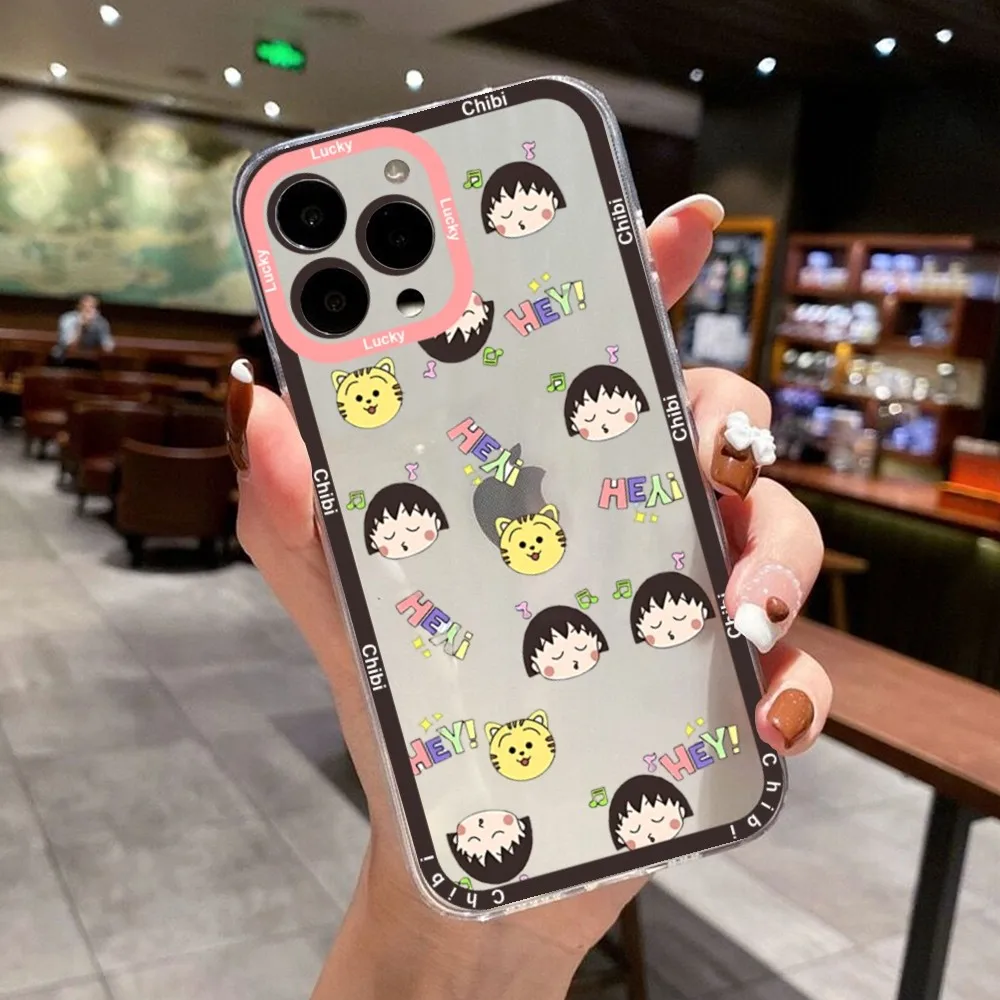C-Chibi M-Maruko C-Chan Phone Case For IPhone 11 12 13 14 15 Pro Promax Plus Mini 16 16plus 16promax