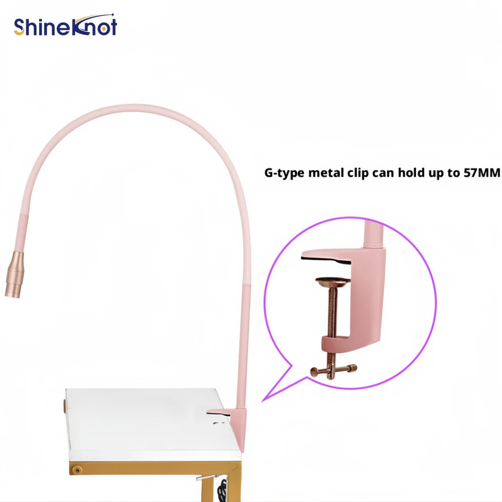 Фото УФ-LED лампа SHINEKNOT для наращивания ресниц, 395–400 нм, для быстрой полимеризации клея (1–3 секунды), регулируемая диафрагма, ножное управление, 5/10 Вт №4