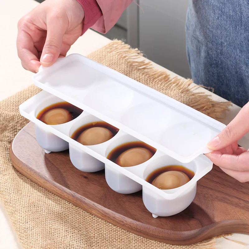 Пластиковые инструменты для маринованных яиц с крышкой чайные яйца маринования