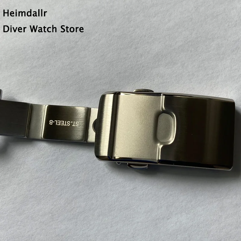 High Quality 18mm Width Stainless Steel Watchband Buckle Suitable For Seiko Prospex SPB147/185/187 Diver Watch Bracelet