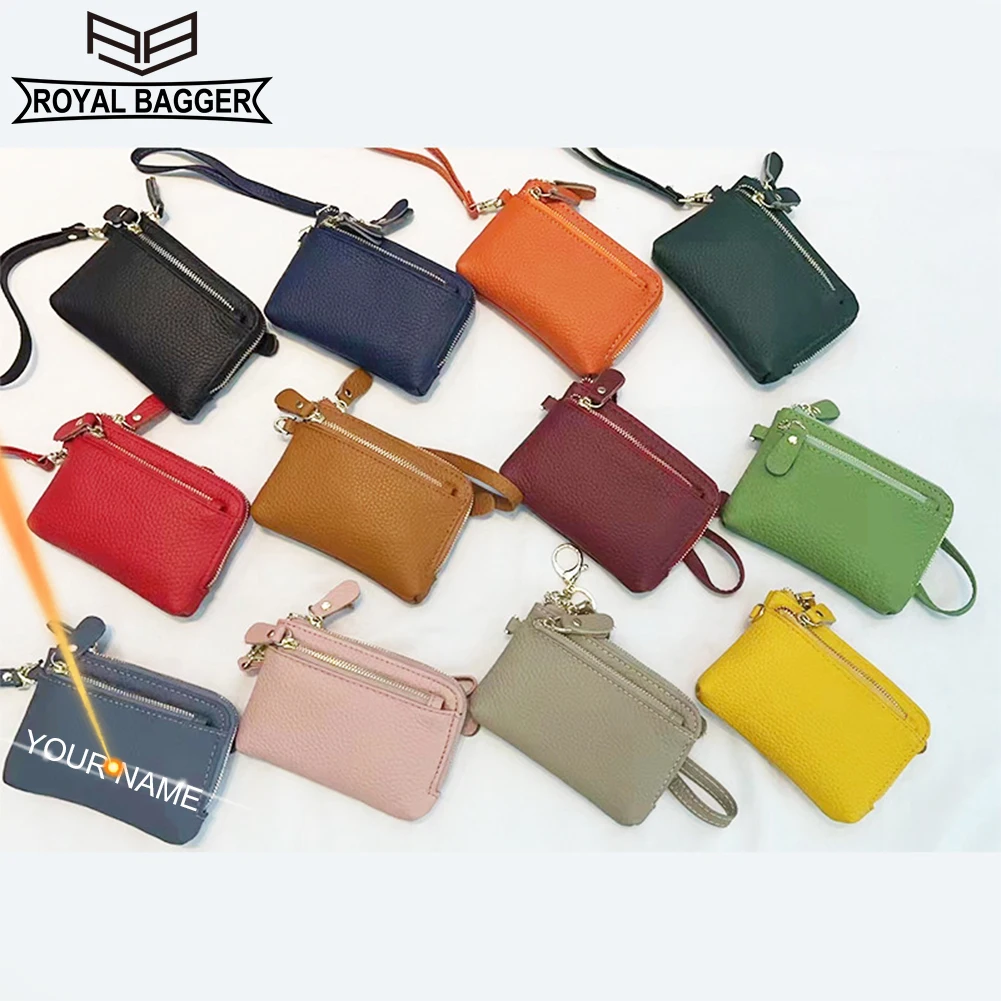 

Женский кошелек из натуральной коровьей кожи, с отделением для карт