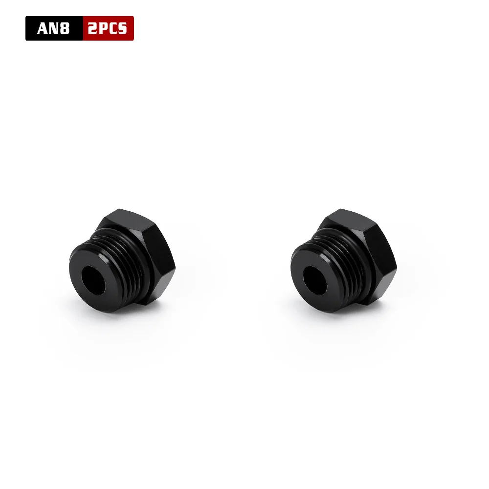 

2 шт. AN6 AN8 AN10 Мужская заглушка с шестигранной головкой и уплотнительным кольцом-адаптером из алюминиевого сплава BL02