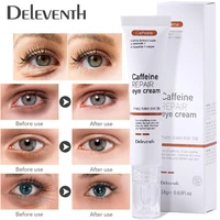 deleventh remove dark circles eye serum eye bags lift firm brightening eye cream hyaluronic acid anti wrinkle massage eyes care