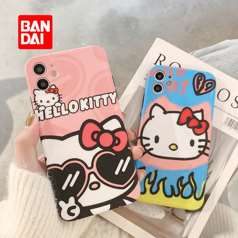 

Bandai Disney Phone Case for iphone 13 13Pro 12 12Pro 11 Pro X XS Max XR 7 8 Plus Girl Kawaii Cartoon Protective Covers Shell