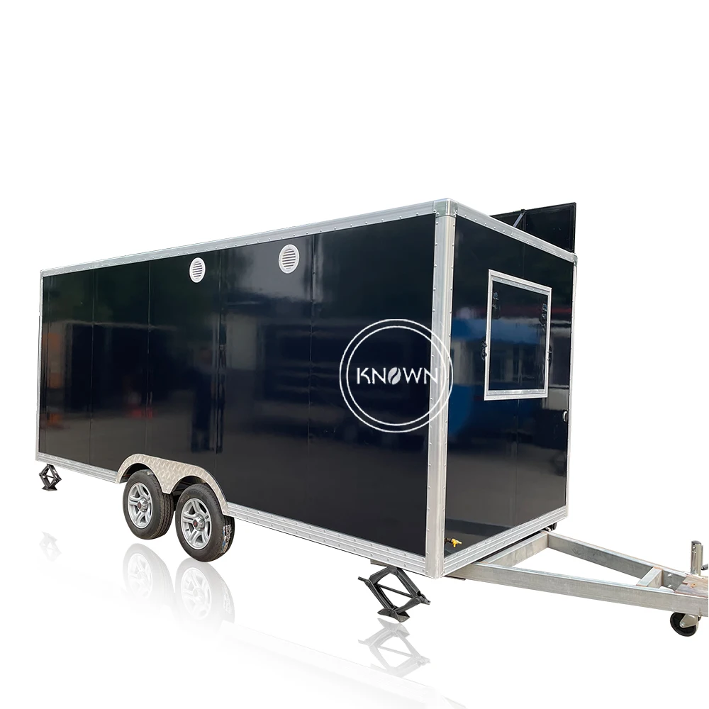 

Mobile Kitchen Catering Food Trailer Fast Food Van On Street Snack Ice Cream Cart Coffee Hotdog Vending Kiosk Customized With CE