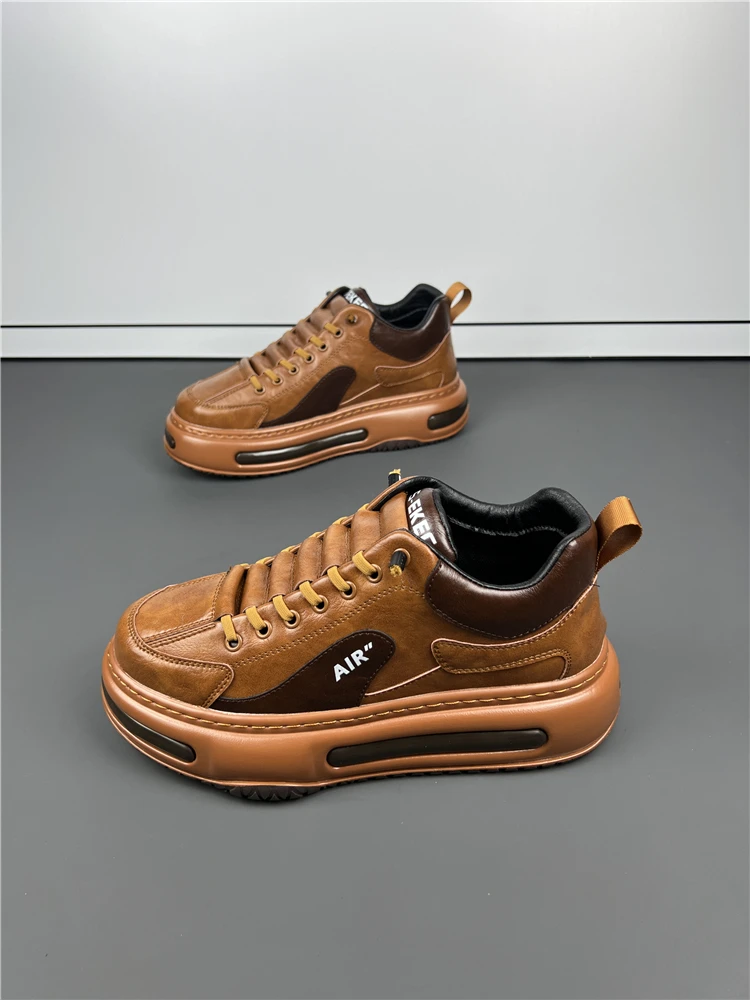 2024 Autumn and Winter New Platform Fashion Casual Shoes All-Matching Leather Surface Warm Board Net Red...