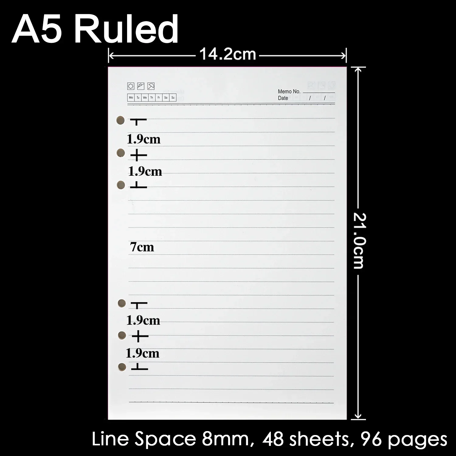 

Moterm листы для блокнота 100г, 4 шт.