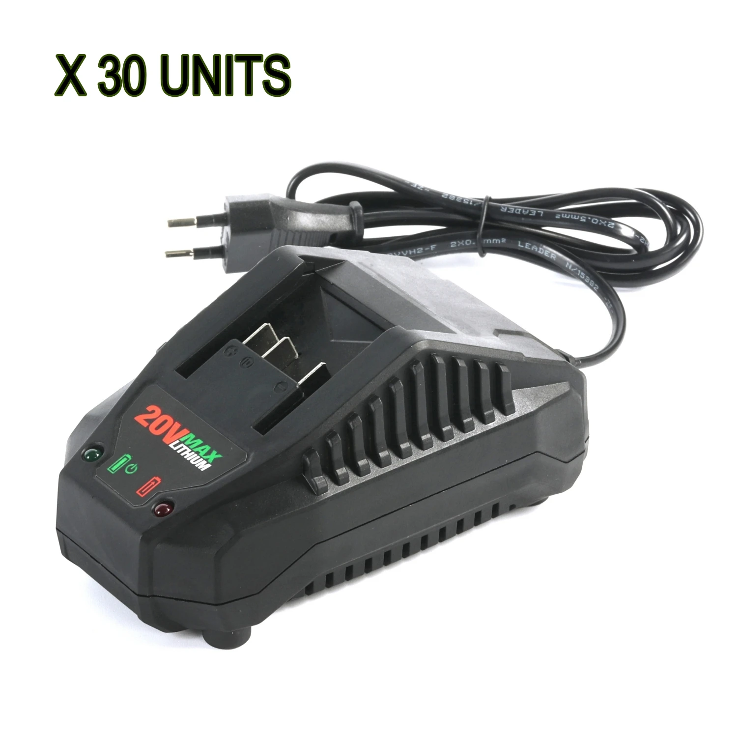 

30Packs 21.5V 2.4A 65W Replacement Fast Charger for Parkside 20V Team Power Tool Battery for PLG 20 A4 PLG 20 A1
