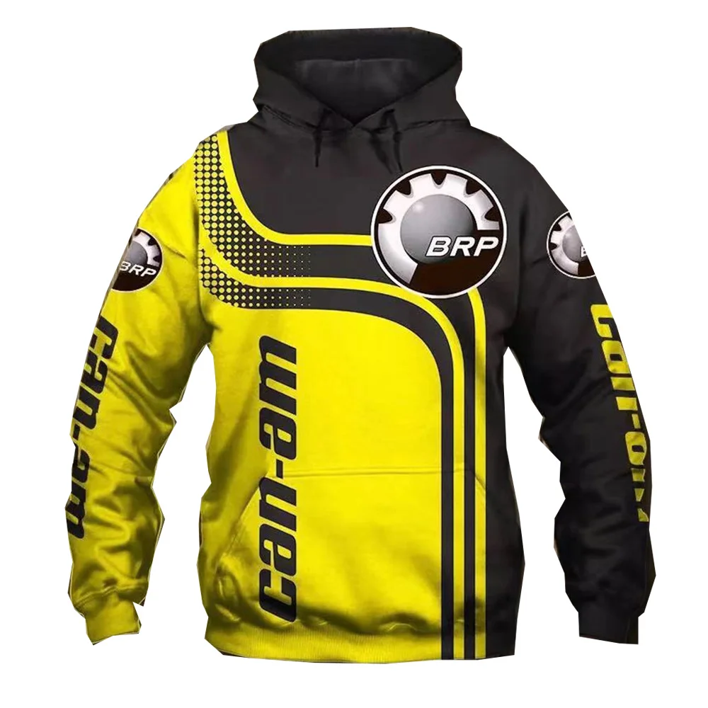 

Hot-Selling BRP Competition Ski-Doo Racing Team 4WD Mountain Racing Downhill Hoodie Men's And Women's Casual Sports Pullover