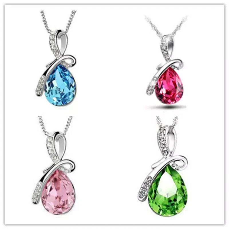 

Новое модное ожерелье в форме сердца, ювелирные изделия с кристаллами, новые продукты для девочек и женщин, ювелирные сувениры