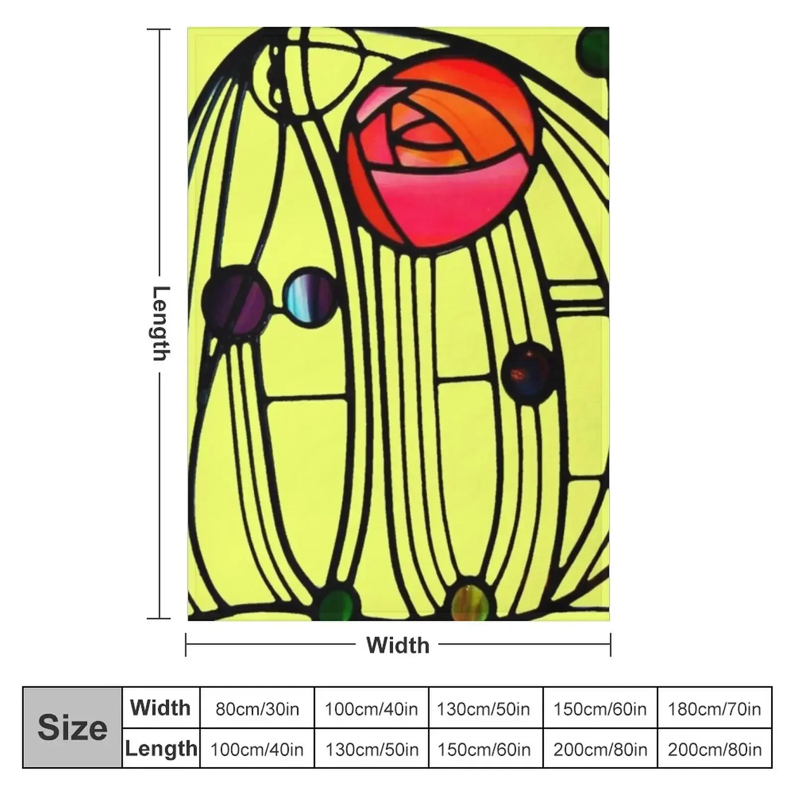 Charles Rennie Mackintosh - Окно Нет 06. Плед Туристическая кровать плед Одеяла