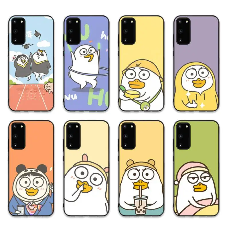 

funny duck Phone Case for Samsung S10 21 20 9 8 plus lite S20 UlTRA 7edge