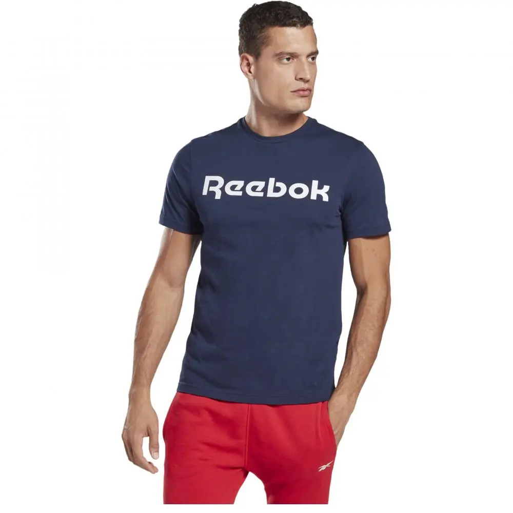 Футболка мужская Reebok Gs Linear Read Tee GN5378 - купить по выгодной цене  | AliExpress