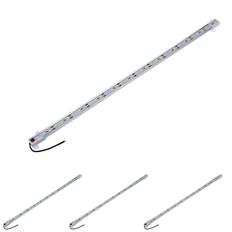 

4Pcs 50CM 5630 SMD 36 LED Warm White Aluminium Rigid Strip Bar Light Lamp