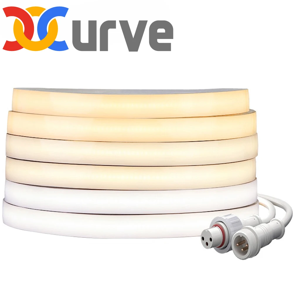 Водонепроницаемый 24 В 2700 К до 6000 COB CCT Открытый IP68 640 светодиодов FCOB Светодиодная