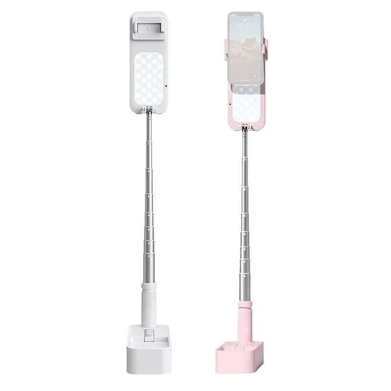 

V6 беспроводной прямой трансляции селфи кольцесветильник свет Выдвижная верхняя подставка для видео Youtube Tiktok