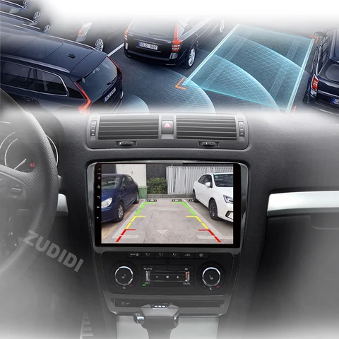 Автомобильное радио Android 16 для Skoda Octavia 2 A5 2004-2013, мультимедийный видеоплеер, навигация, 2Din, стерео DVD, Carplay, аудио головное устройство