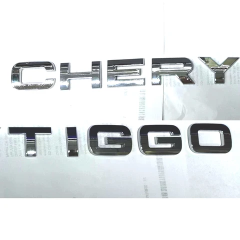32 мм Высота 3D автомобильный логотип пластиковая эмблема CHERY TIGGO Автомобильные буквы Декор для автомобиля головной знак