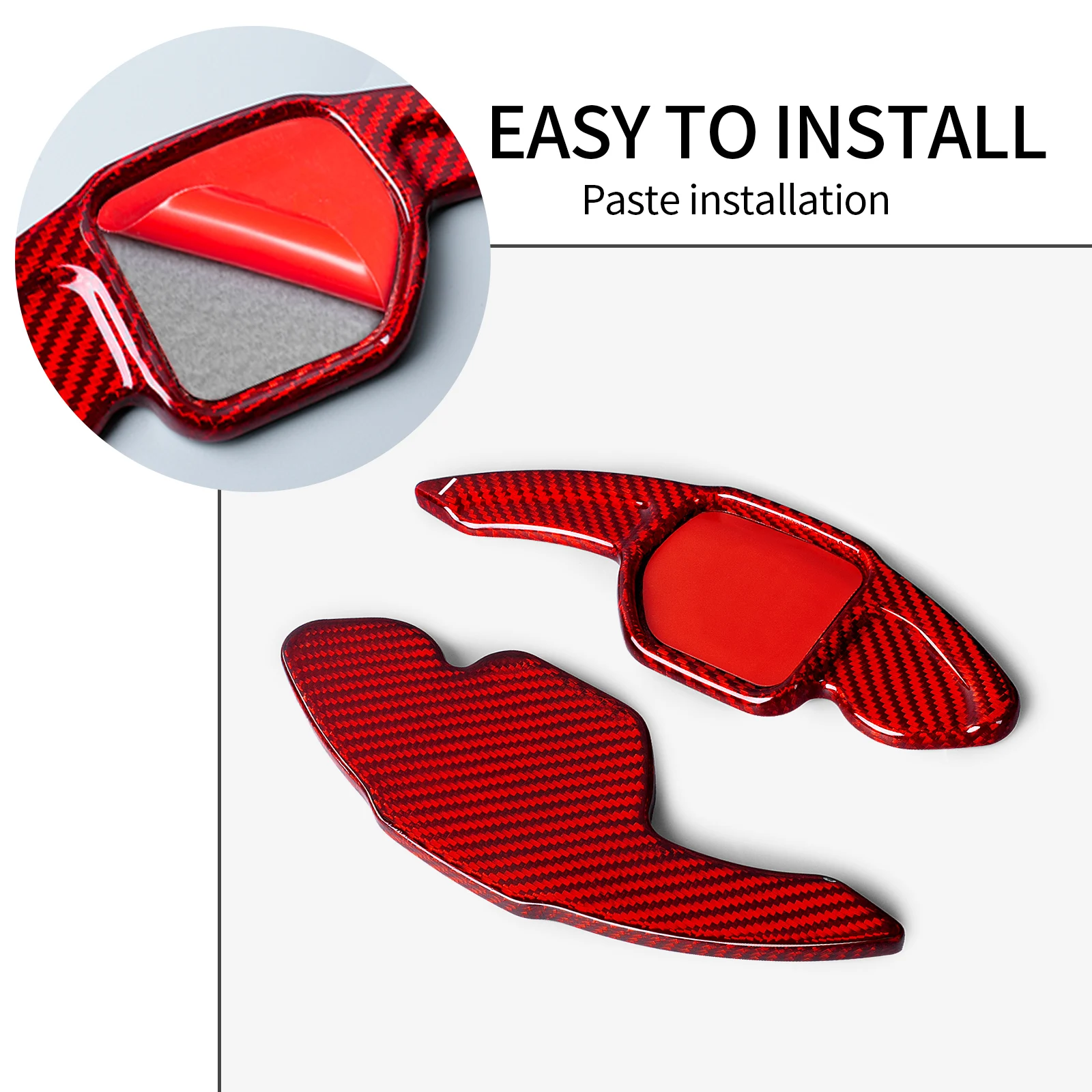 Удлинитель рулевого колеса из углеродного волокна для Audi S6 S7 SQ5 Q5 Q7 A3 A4L A5 A6L A7 R8 RS3 RS5