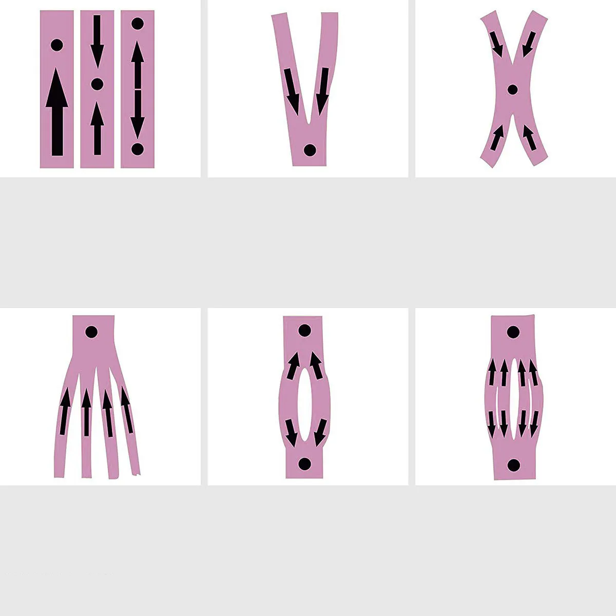 Кинезиологическая спортивная лента водонепроницаемая дышащая без латекса