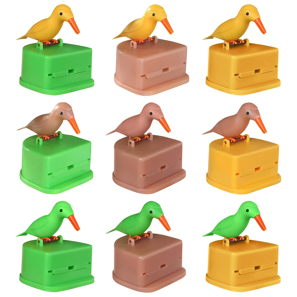 

Cute Little Bird Toothpick Container Automatic Toothpick Dispenser Toothpick Holder Home Decor Table Decoration для зубочисток