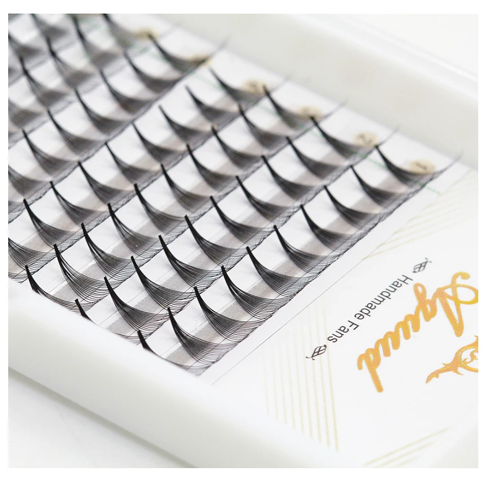 

AGUUD 5D/6D/8D/10D/12D/14D Sharp Narrow Stem Premade Volume Fans Lash Mix Thin Pointy Base Russian Volume Fans Eyelashes cilios