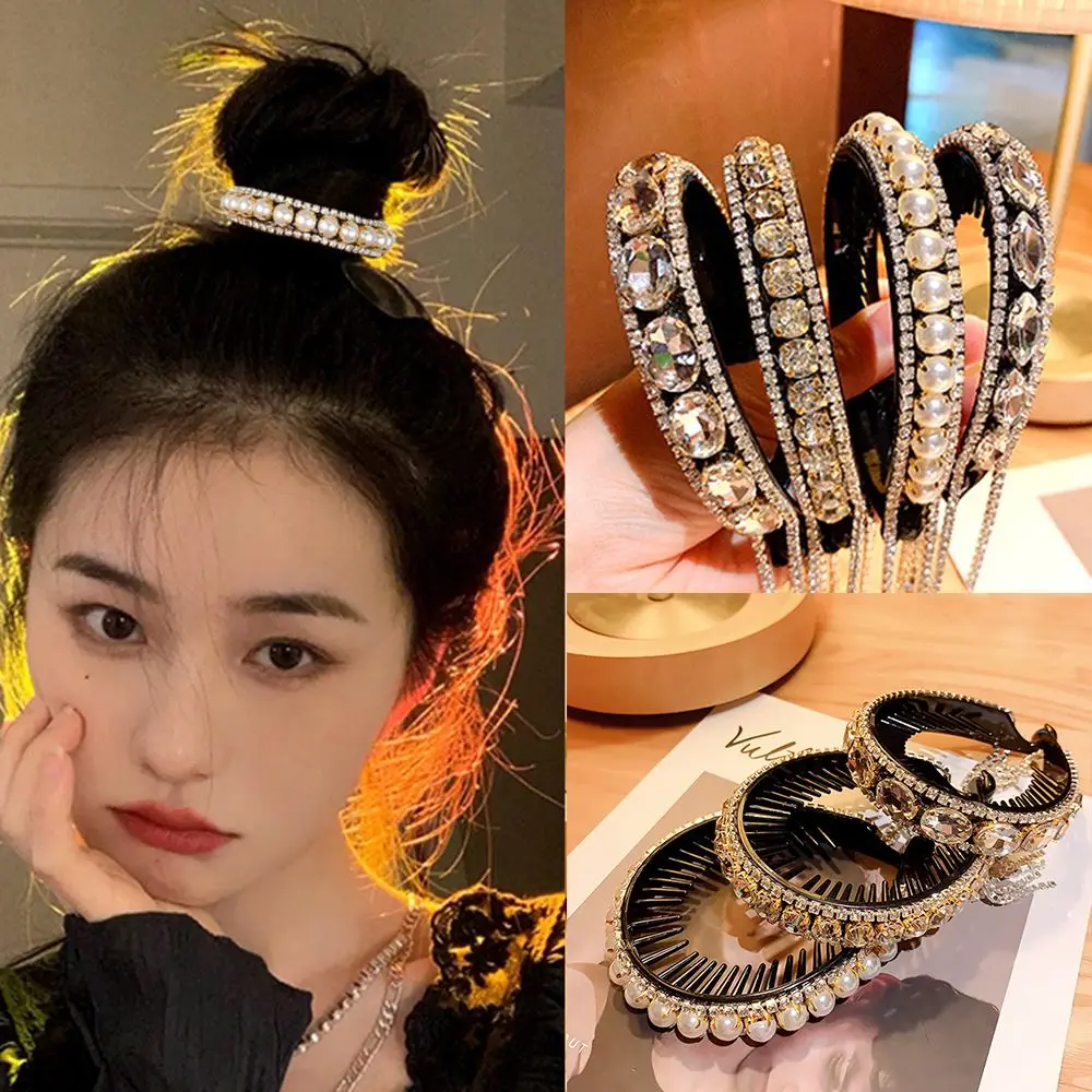 

Модные стразы, аксессуары для волос с кисточками, женские шпильки для волос, заколки для волос для конского хвоста