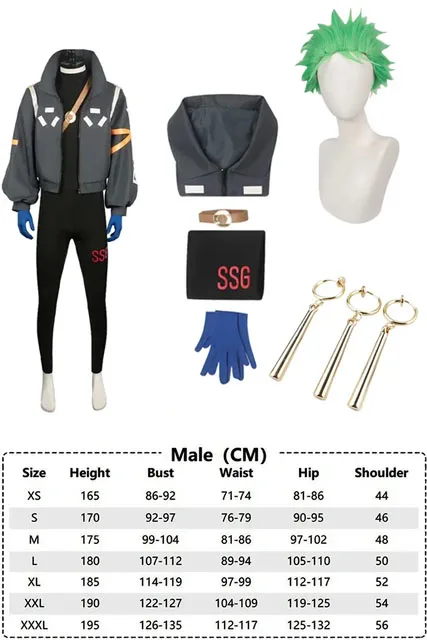 Костюм роророноа Зоро для косплея фантазия эггаад остров Маскировка парик