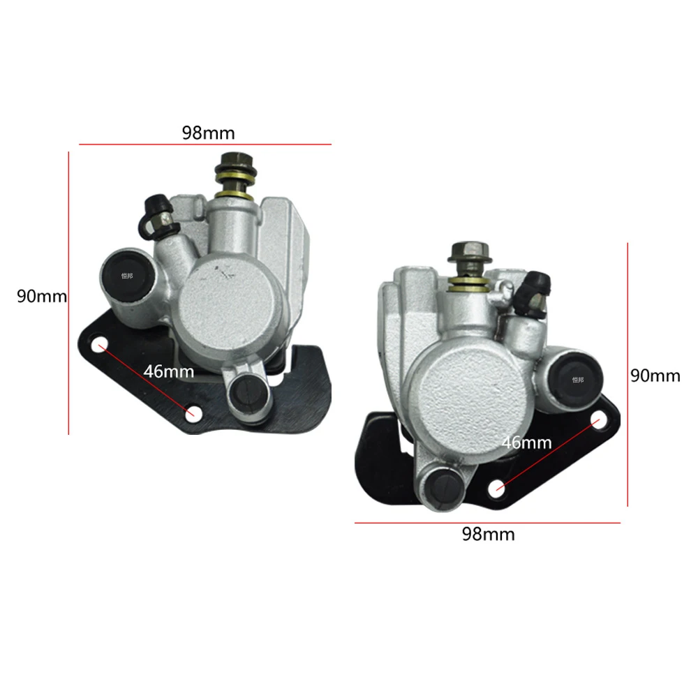 ATV UTV Brake Caliper Motorcycle Calipers Pump Adapter With Pads For Kawasaki Prairie360 KVF360 43041