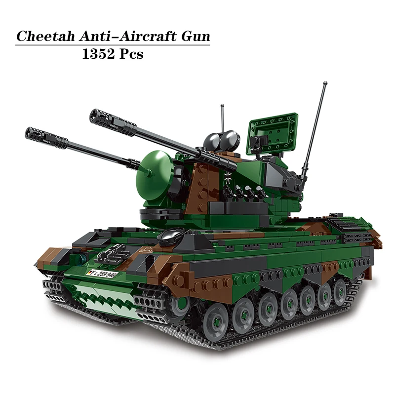 Немецкая военная оружие, армейская ласка, пехота, леопард 2A6, танк MAN KAT1 8x8, строительные блоки, кирпичи, игрушки, совместимые с LEGO (art.: 3920cfbda59eb) - 3920cfbda59eb