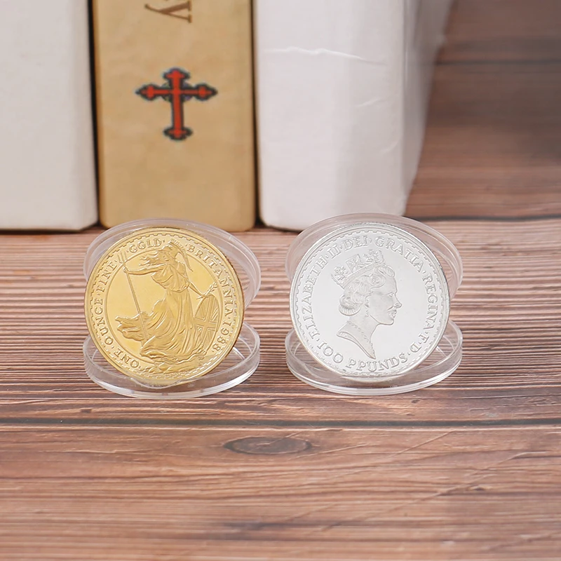 

Позолоченная Коллекционная памятная монета богини войны атена британская