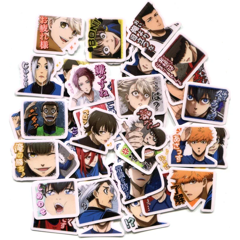 

40pcs Anime Sticker BLUE LOCK Gagamaru Gin Itoshi Rin Accessories Cosplay Prop