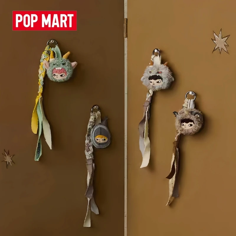 Фото Хит продаж: Оригинальный фетровый кулон Popmart Hirono Mist Man Series, коллекционная серия, подарки-сюрпризы в закрытой упаковке №5