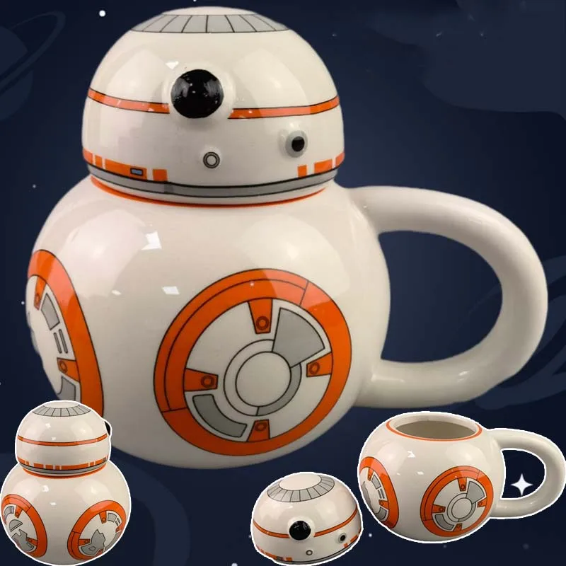 450 мл Hasbro Star Wars BB-8 мультяшная керамическая кружка креативная забавная чашка для