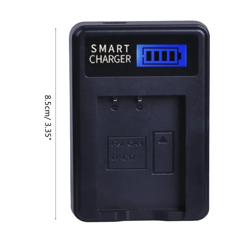 LP-E17 LPE17 E17 USB зарядное устройство с ЖК-экраном Замена для T6i 750D 800D 200D 8000D Kiss